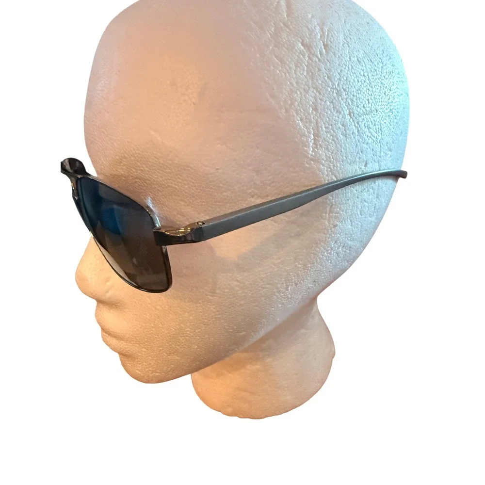 SUNGAIT Mens Rectangle Aviator‎ Sunglasses Gunmetal Metal Frame S2458 62-16-133